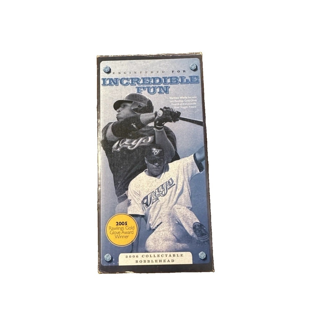 VERNON WELLS Bobblehead Stadium Giveaway Toronto Blue Jays 2006 Vintage Baseball